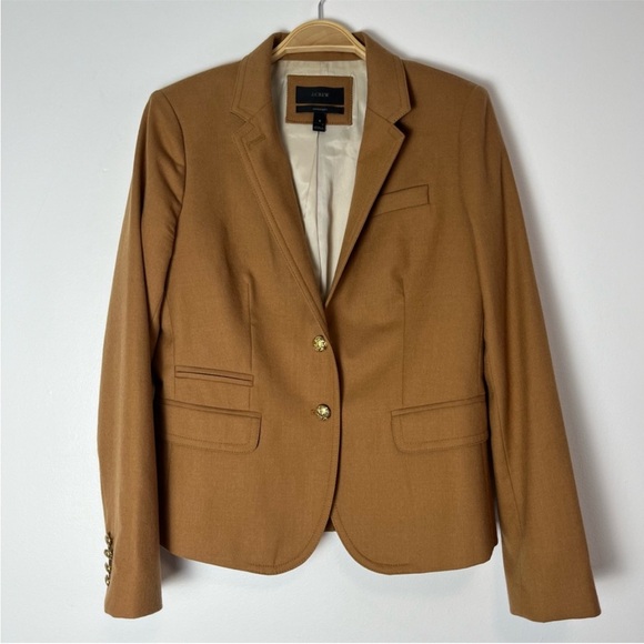 J. Crew Women's Schoolboy Camel Blazer😍😍😍 - Picture 2 of 12